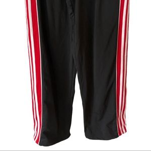 black and red adidas sweatpants